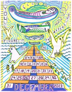 December 2023 Calendar Single Print