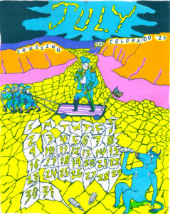 July 2023 Calendar Single Print